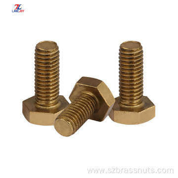 Copper Hex Bolt Screw Brass Hex Screw